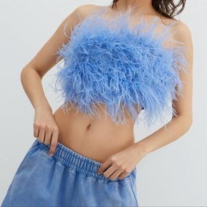 Nasty gal feather bandeau